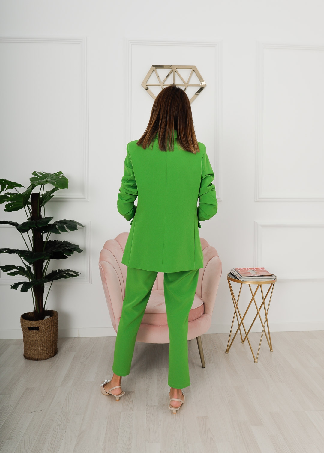 GREEN ANKLE PANTS