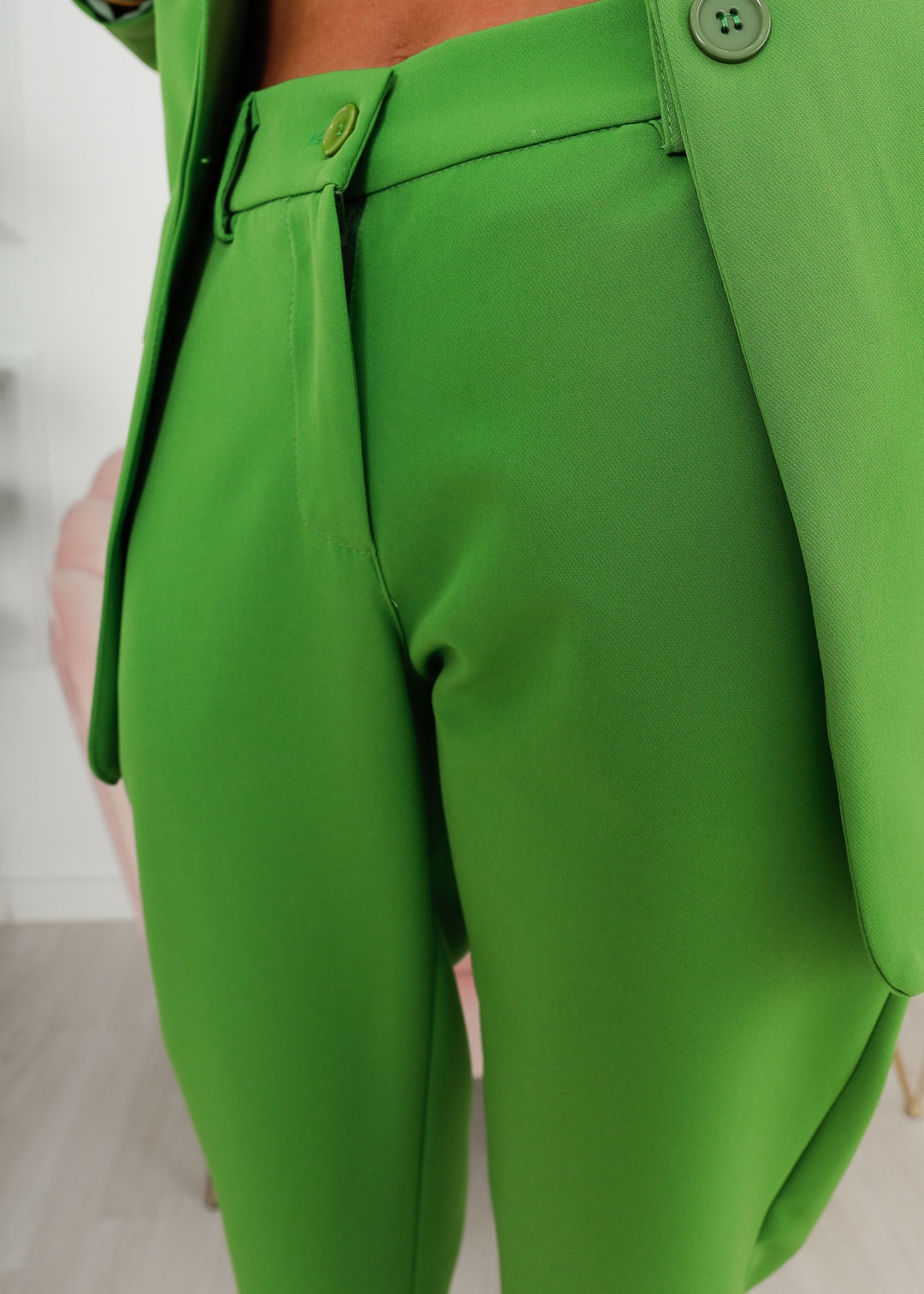 GREEN ANKLE PANTS