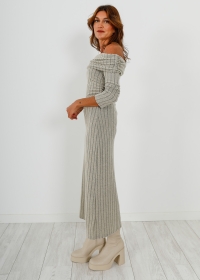 TAUPE SOFT TOUCH DRESS