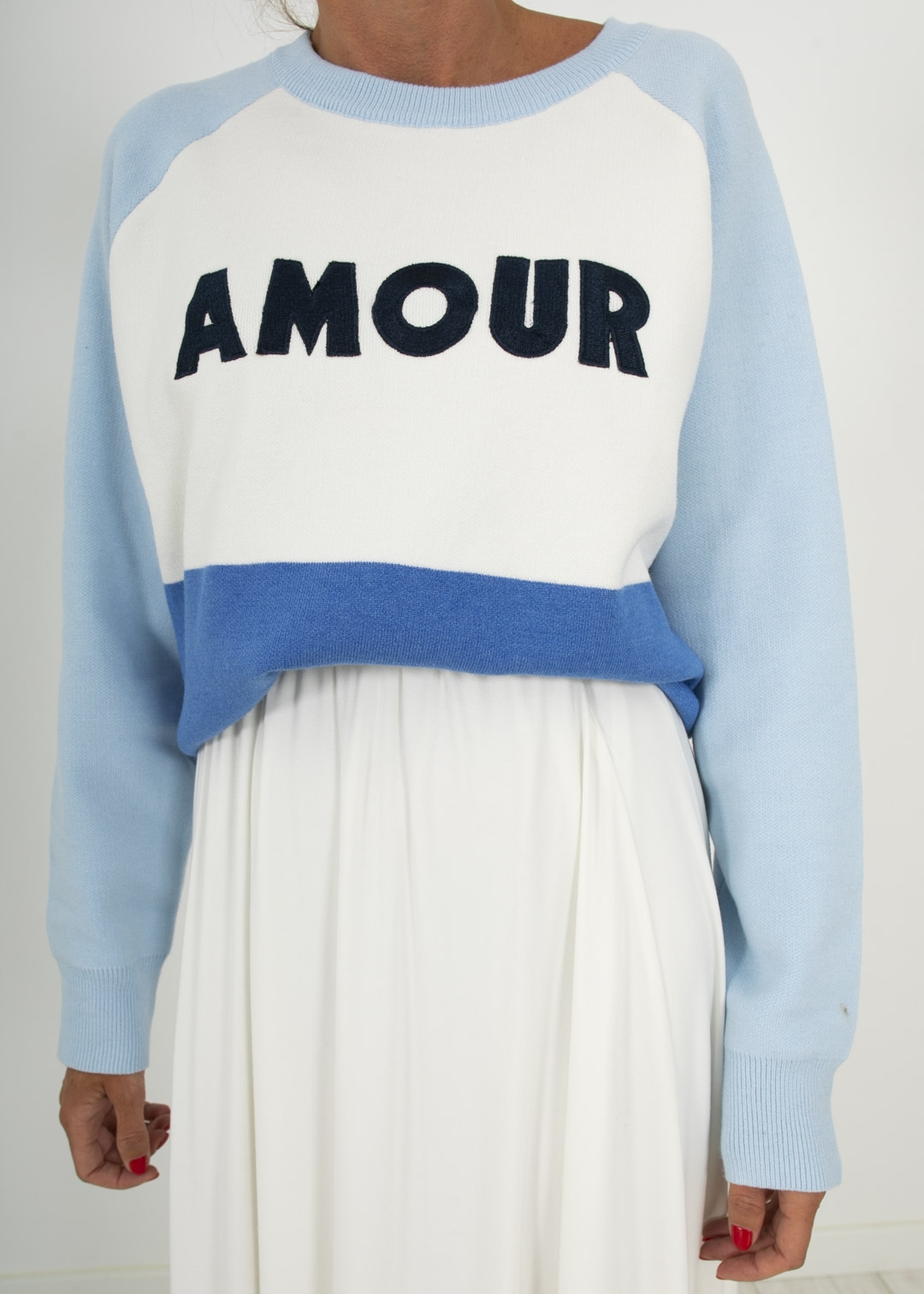 BLUE AMOUR SWEATER