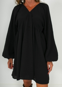 BLACK COTTON DRESS