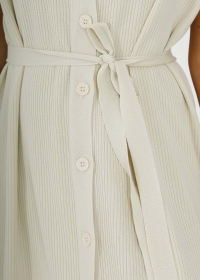 DRESS CANALE BEIGE BUTTONS