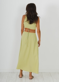 VESTIDO CUT OUT VERDE