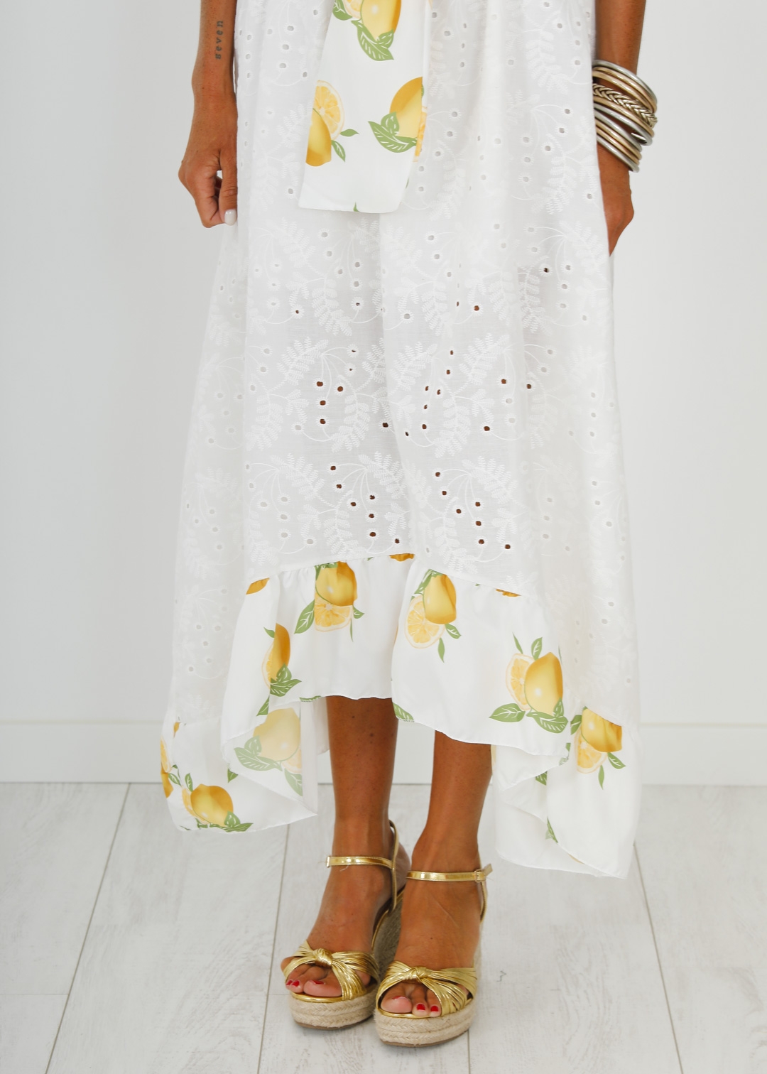 DRESS WHITE LEMONS