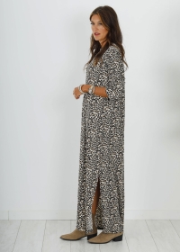 VESTIDO LARGO ANIMAL PRINT