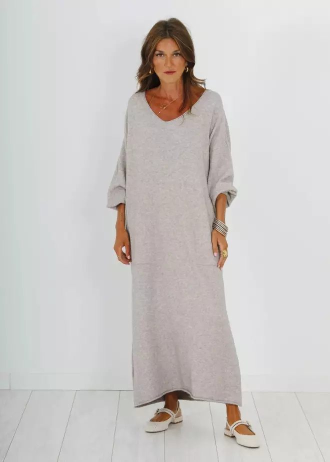 VESTIDO PUNTO OVERSIZE TOPO