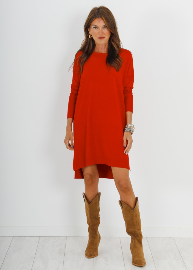 JERSEY BASICO OVERSIZE ROJO