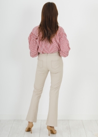 RED & WHITE STRIPED SHIRT