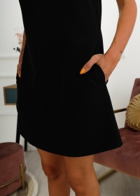 TDS DRESS WITH BLACK SLEEVES